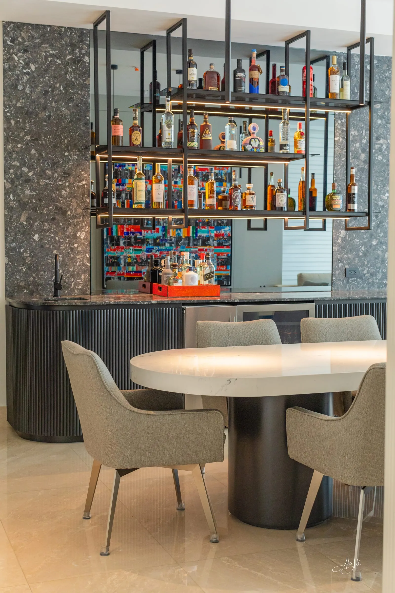 Apartamento de cava y arte
