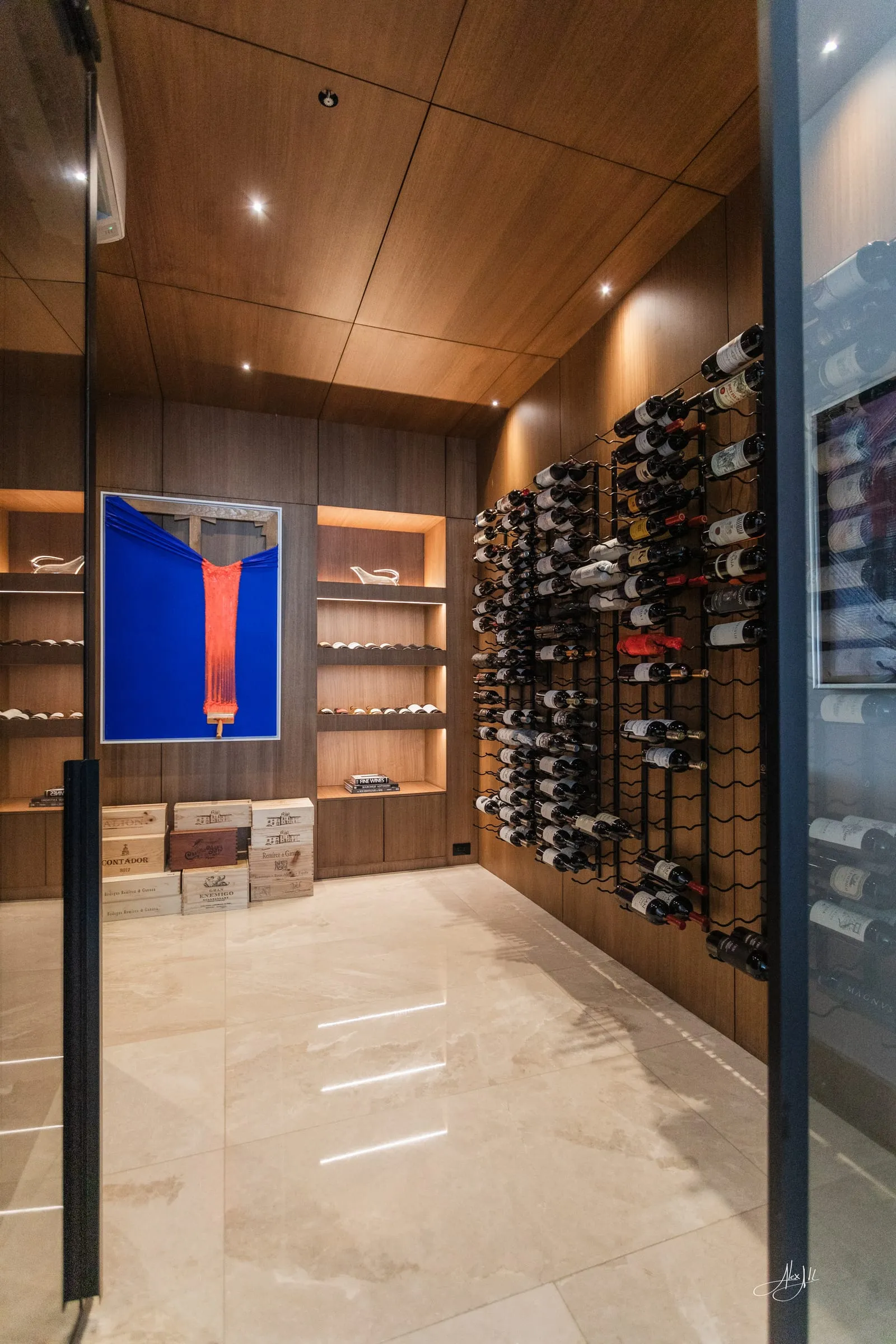 Apartamento de cava y arte