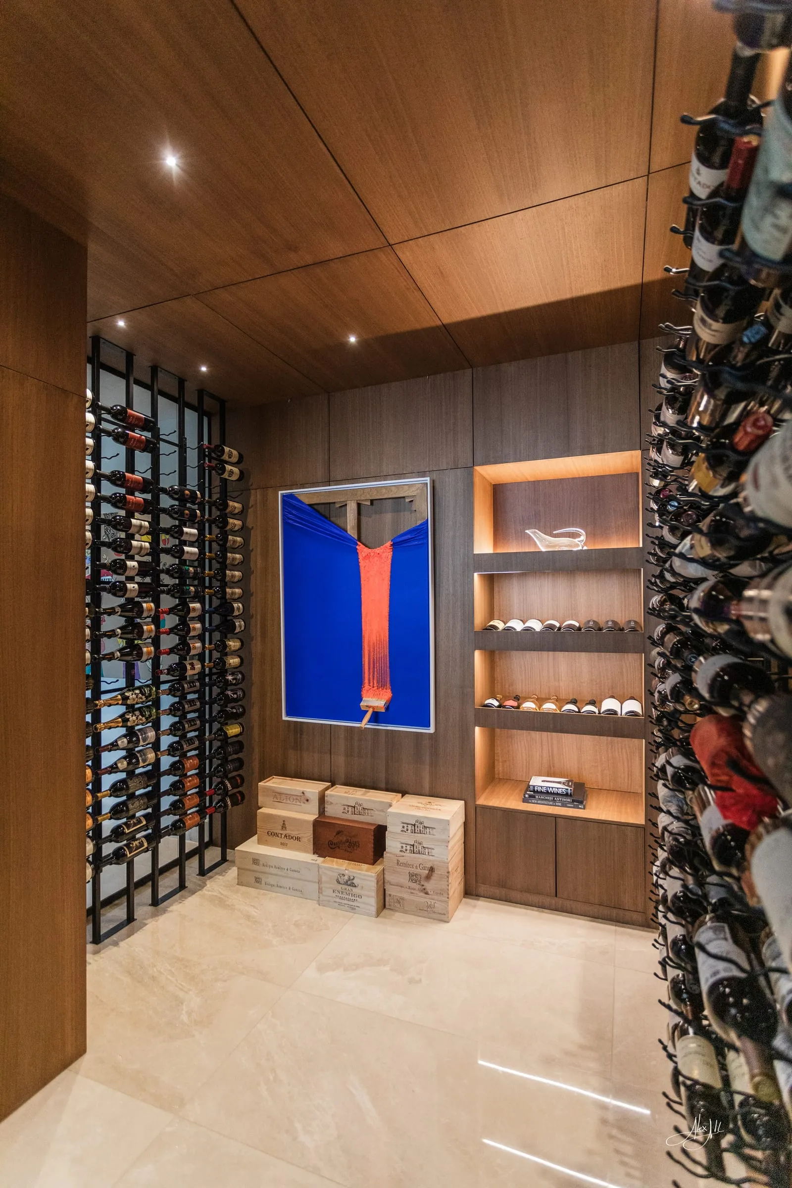 Apartamento de cava y arte