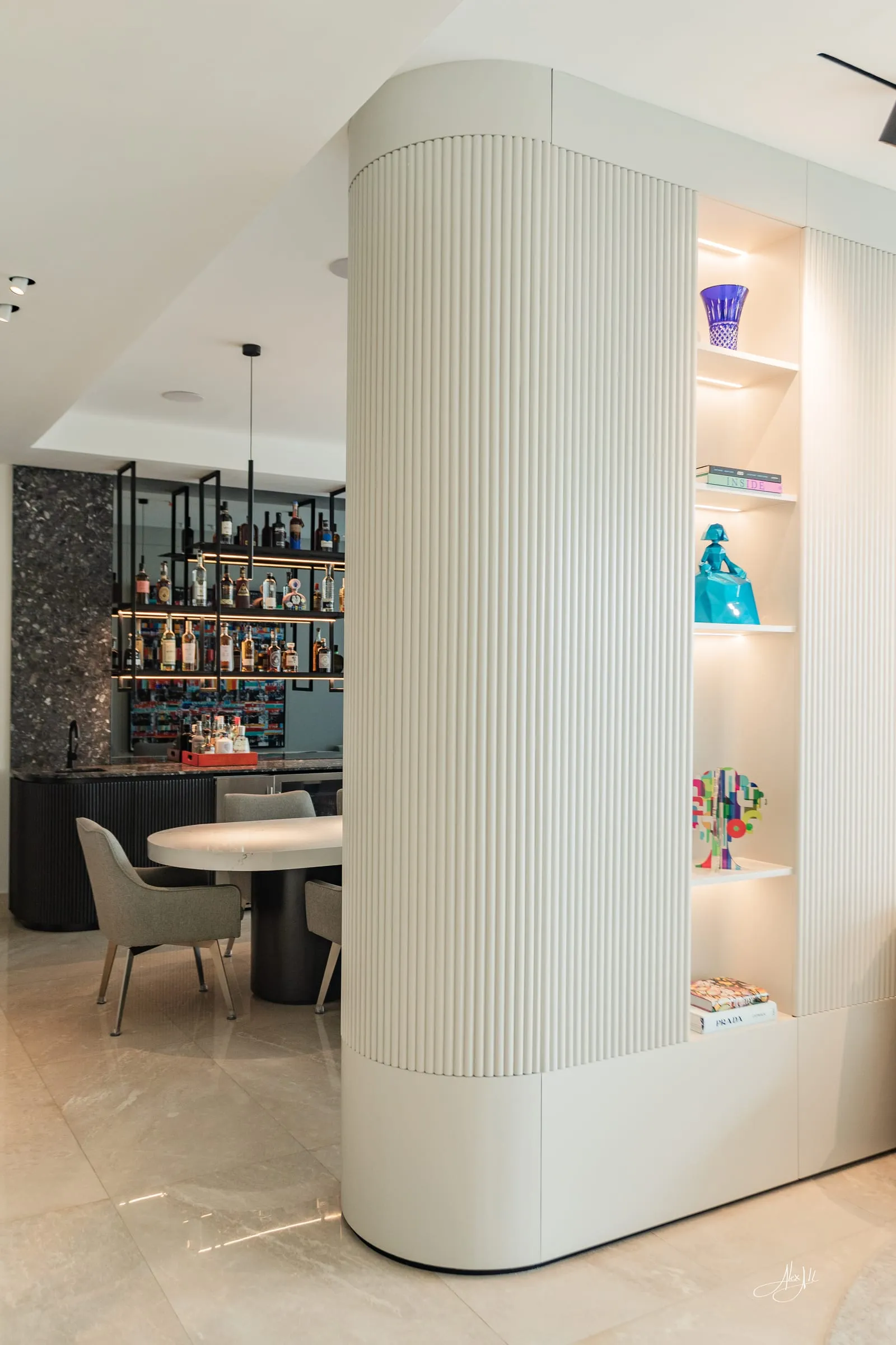 Apartamento de cava y arte