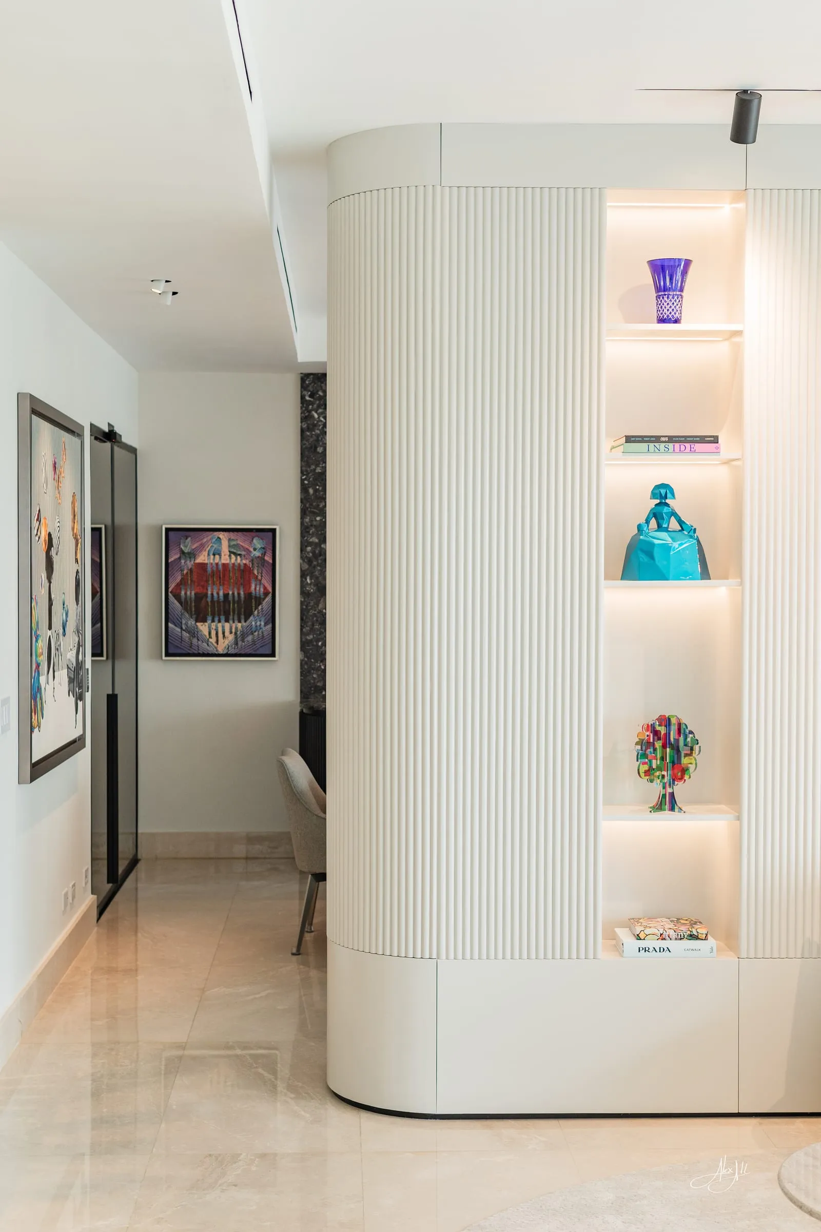 Apartamento de cava y arte